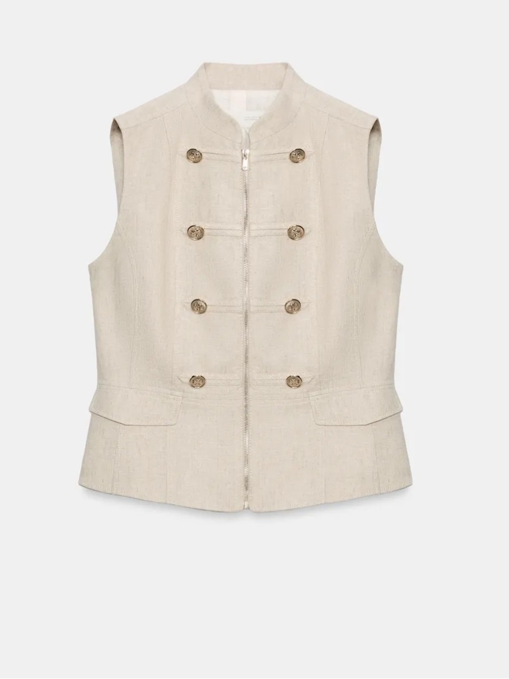 ZARA TAILORED FROG CLAPS VEST